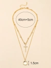 Xuhui brand premium copper plated with real gold and set with zircon, high-quality cross-shaped pendant Application Scenario